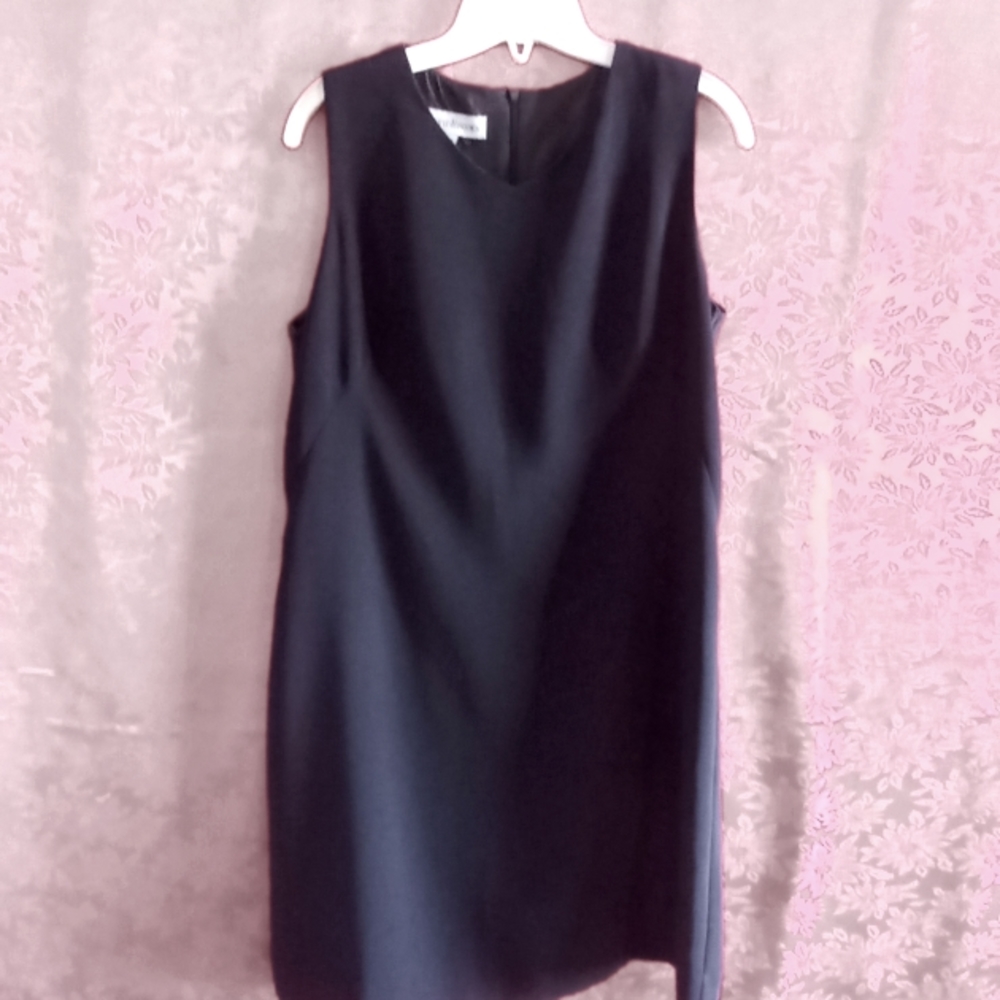 Black retail work dress
